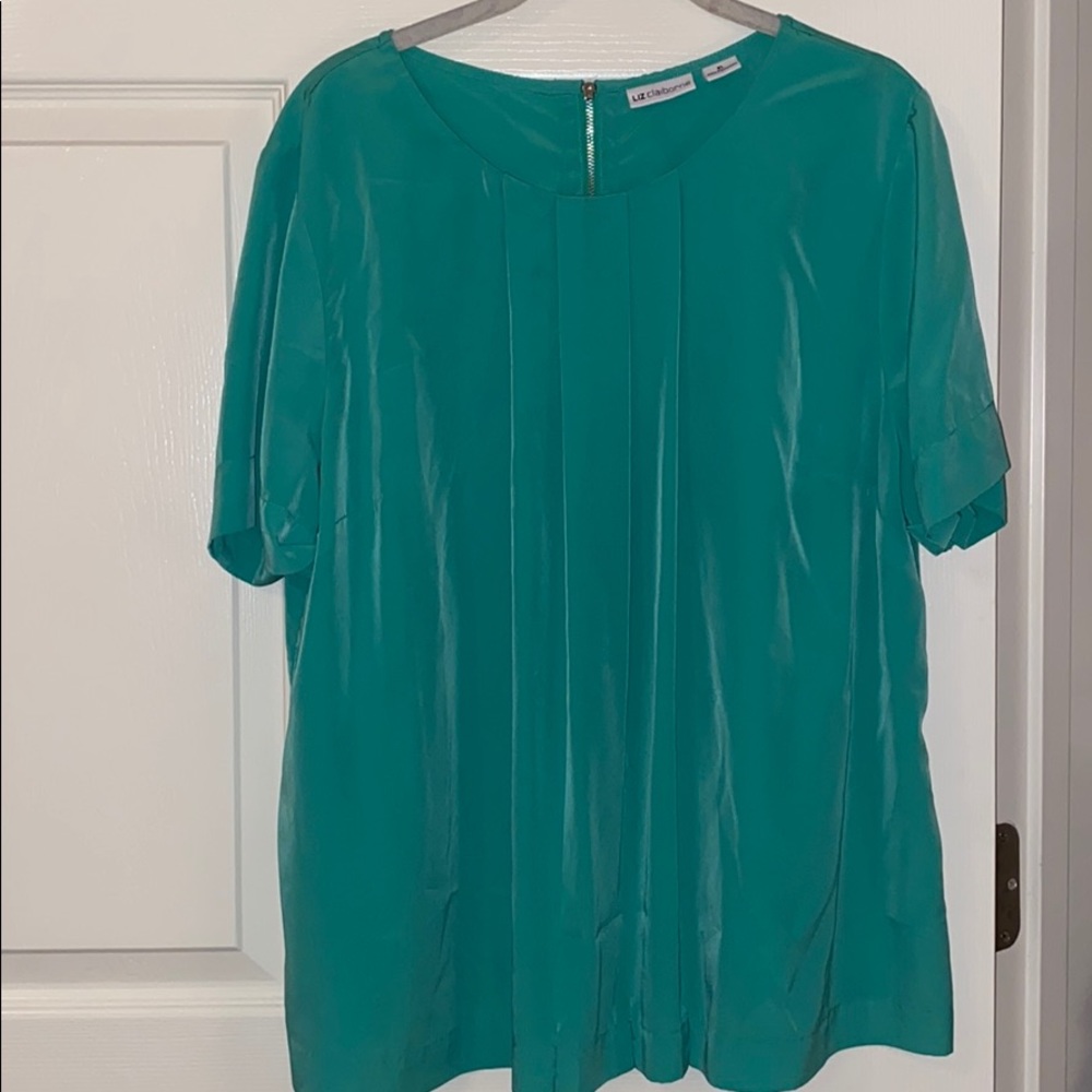 Teal Liz Claiborne Blouse